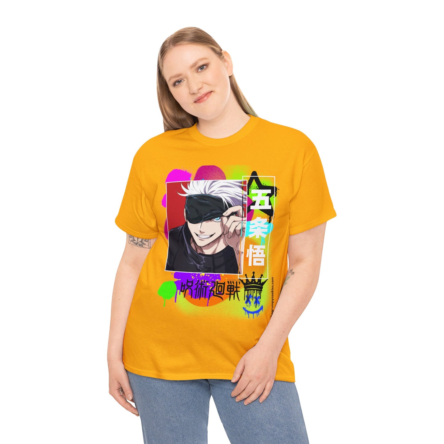 Jujutsu Kaisen - Peekaboo Gojo Unisex Heavy Cotton Tee