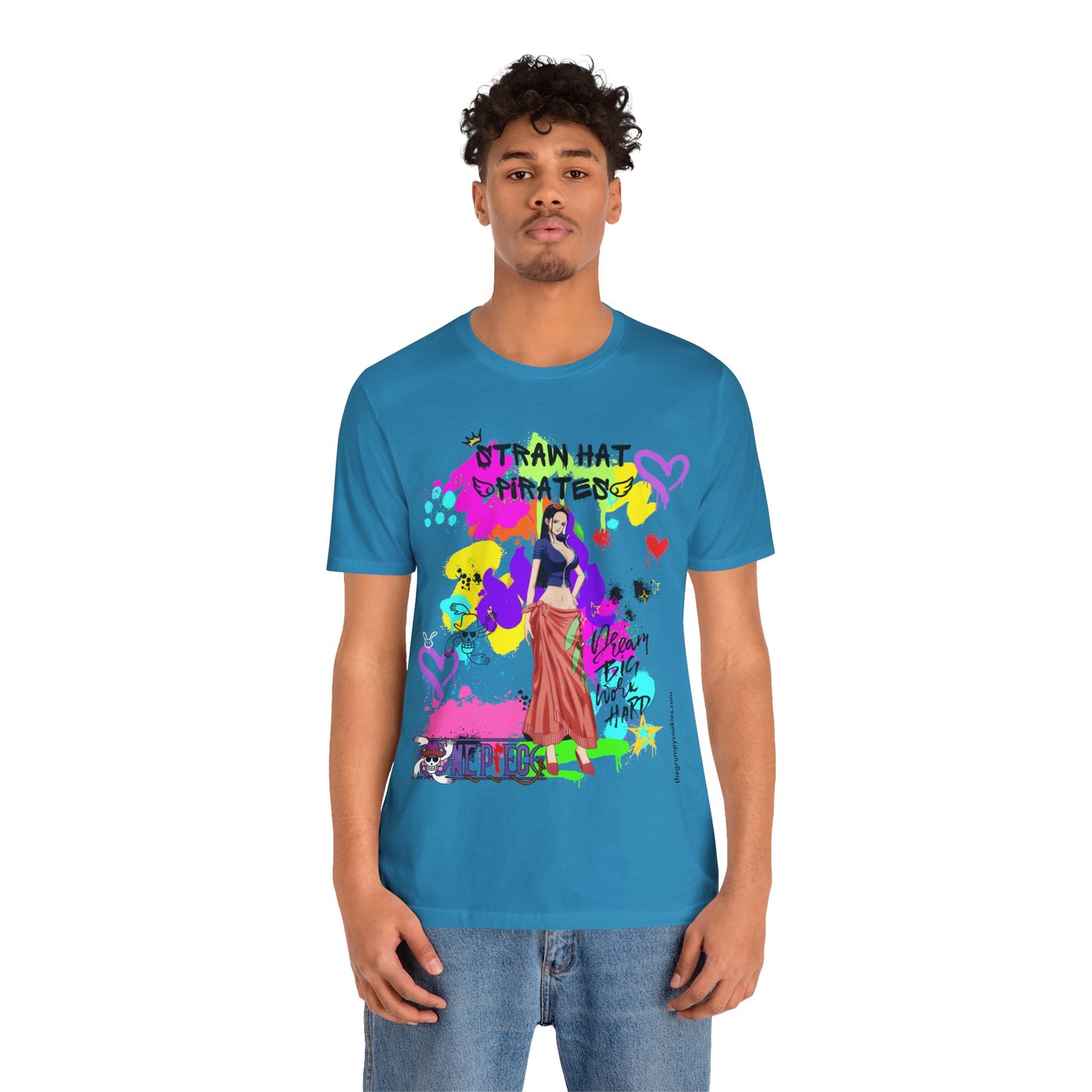 One Piece - Graffiti Robin Unisex Jersey Short Sleeve Tee
