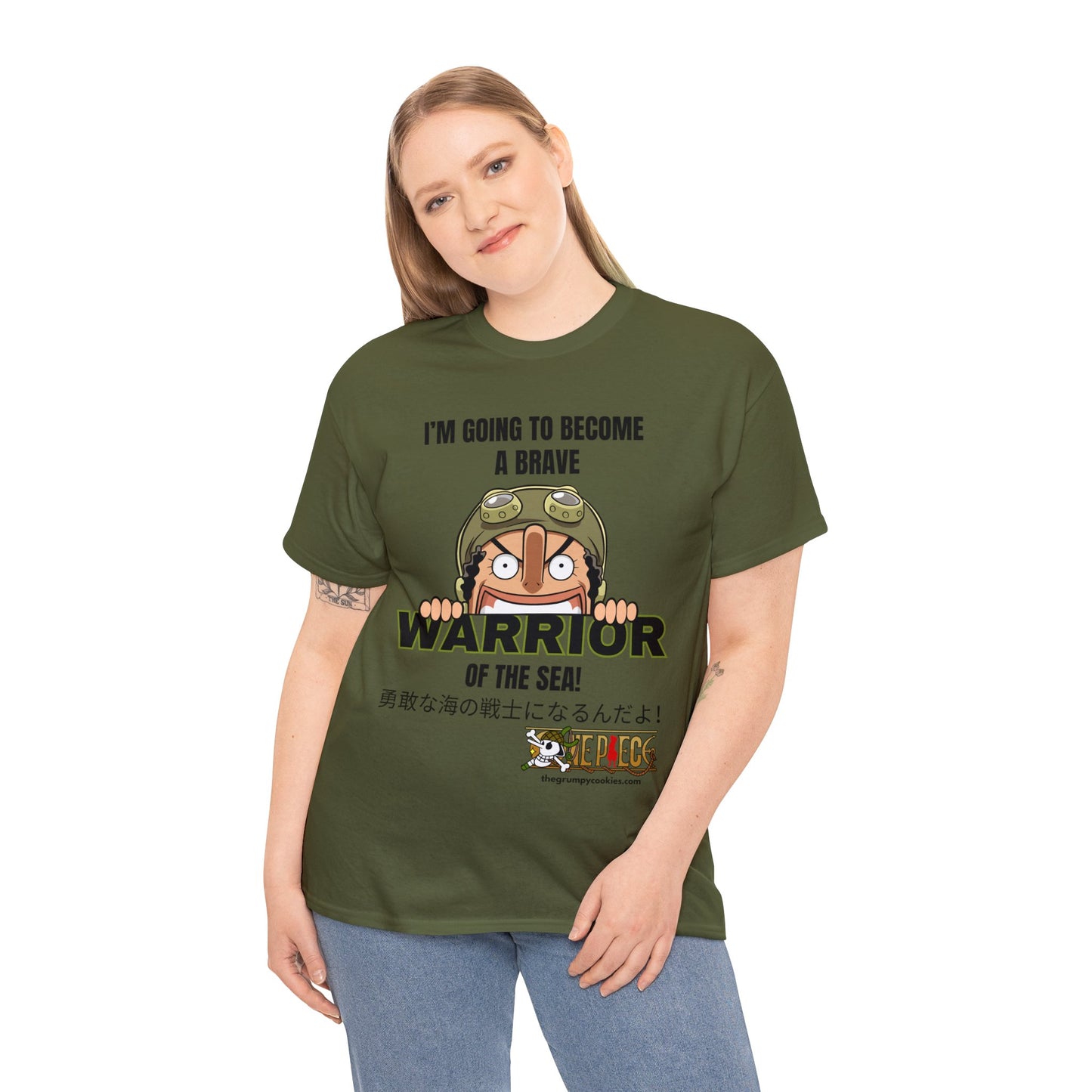 One Piece - Brave Warrior of the Sea Unisex Heavy Cotton Tee