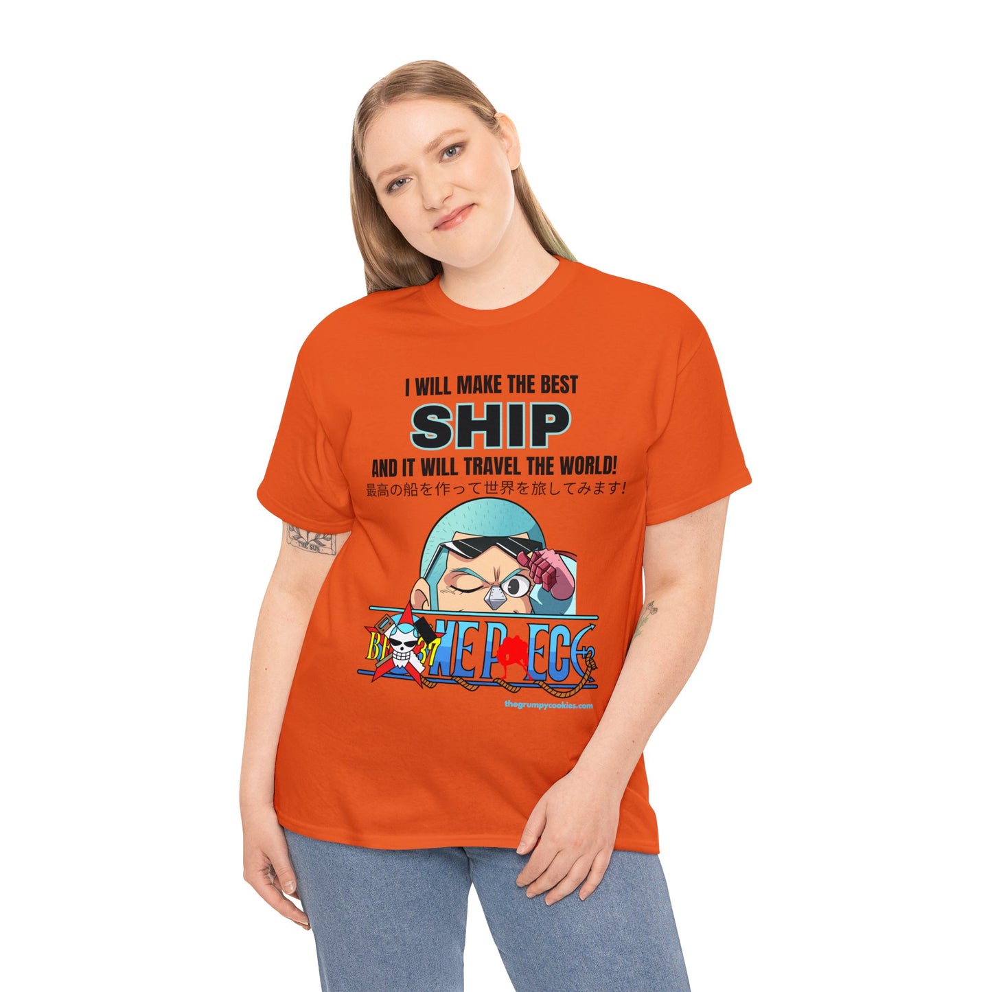 One Piece - World's Greatest Shipwright Unisex Heavy Cotton Tee