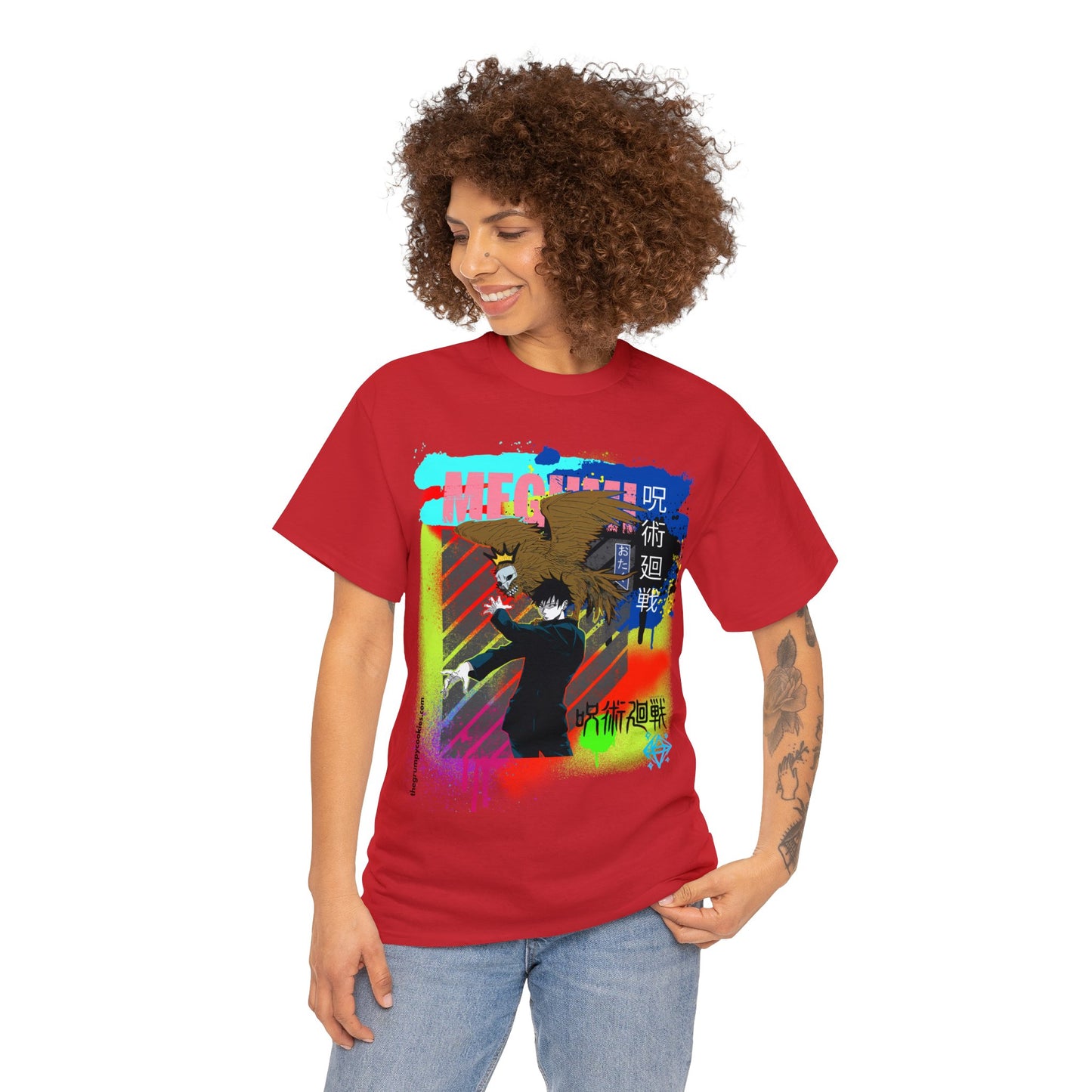 Jujutsu Kaisen - Megumi & Nue Unisex Heavy Cotton Tee