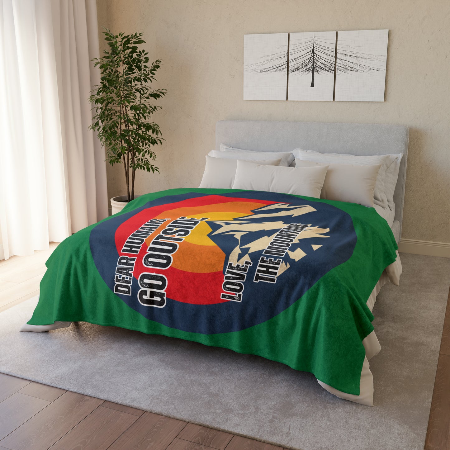 The Grumpy Cookies - Dear Humans Polyester Blanket