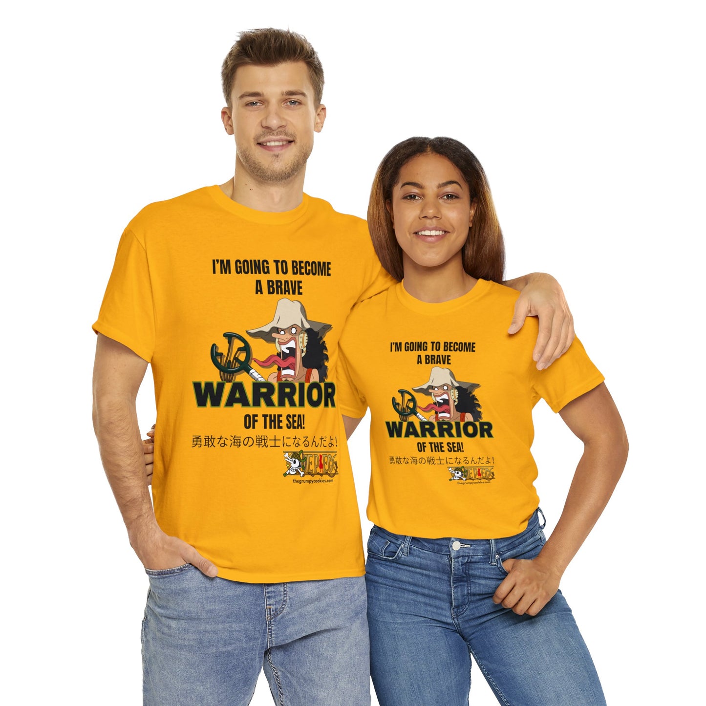One Piece - Brave-ish Warrior of the Sea Unisex Heavy Cotton Tee