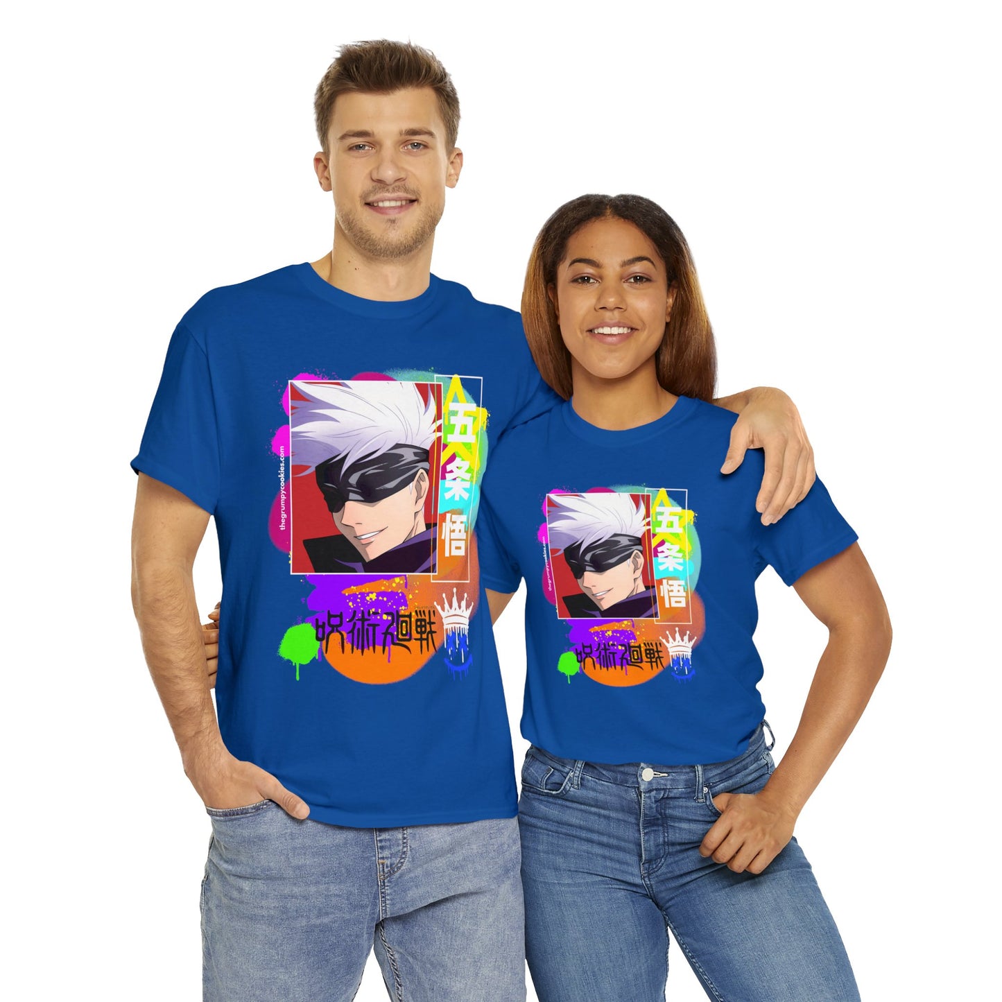 Jujutsu Kaisen - Gojo's Side Smile Unisex Heavy Cotton Tee