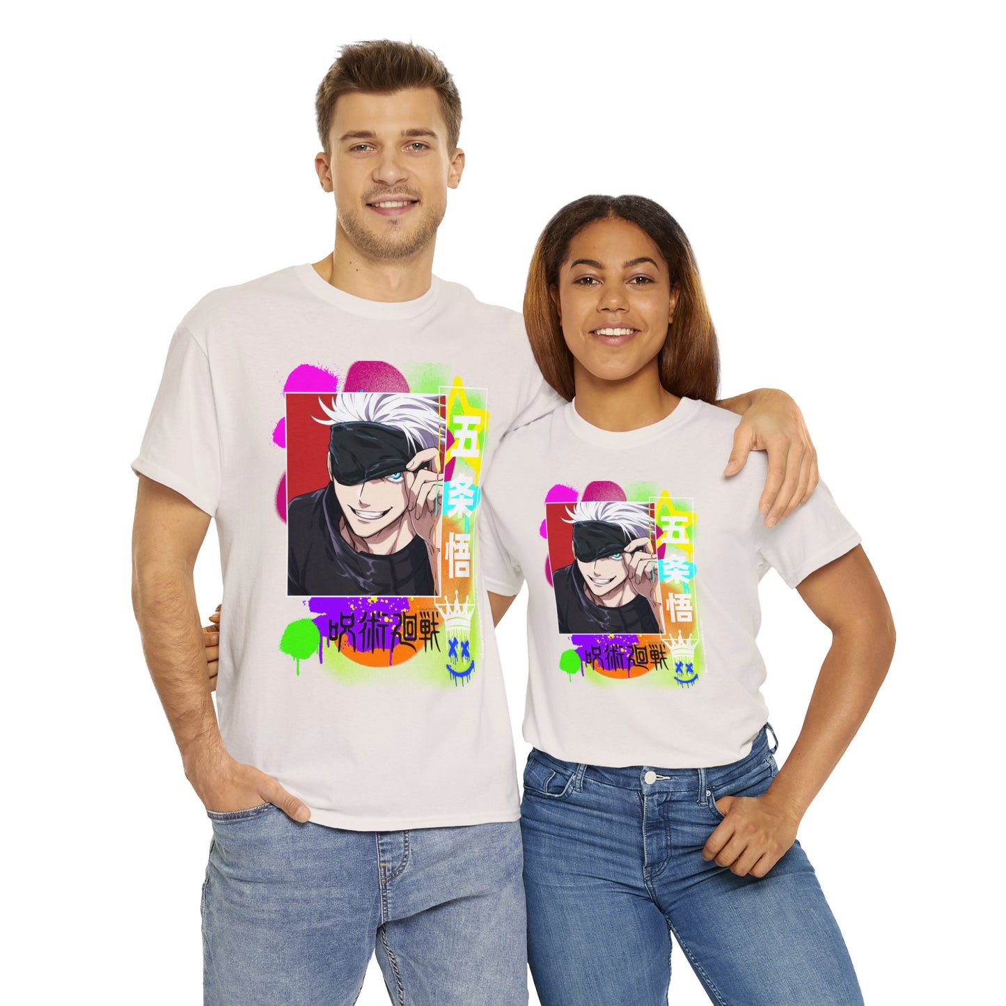 Jujutsu Kaisen - Peekaboo Gojo Unisex Heavy Cotton Tee