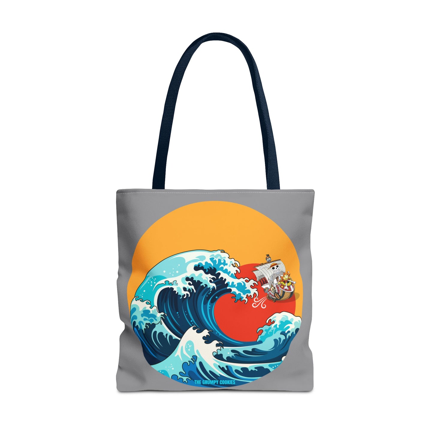 One Piece - Riding the Wave Grey Tote Bag