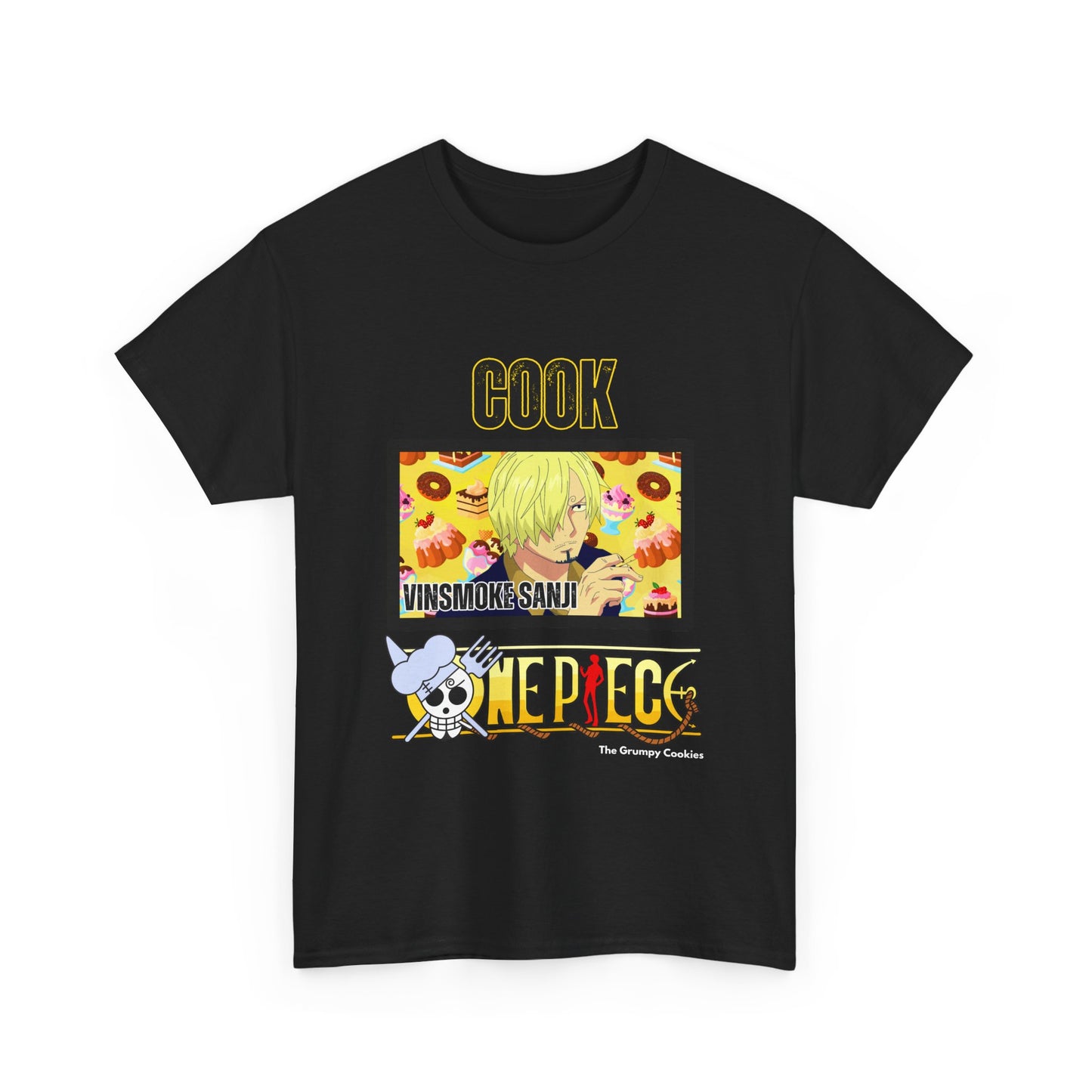 One Piece - Cook Sanji Unisex Heavy Cotton Tee