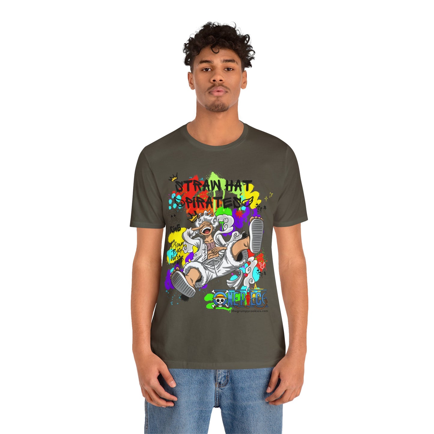 One Piece - Graffiti Luffy Unisex Jersey Short Sleeve Tee