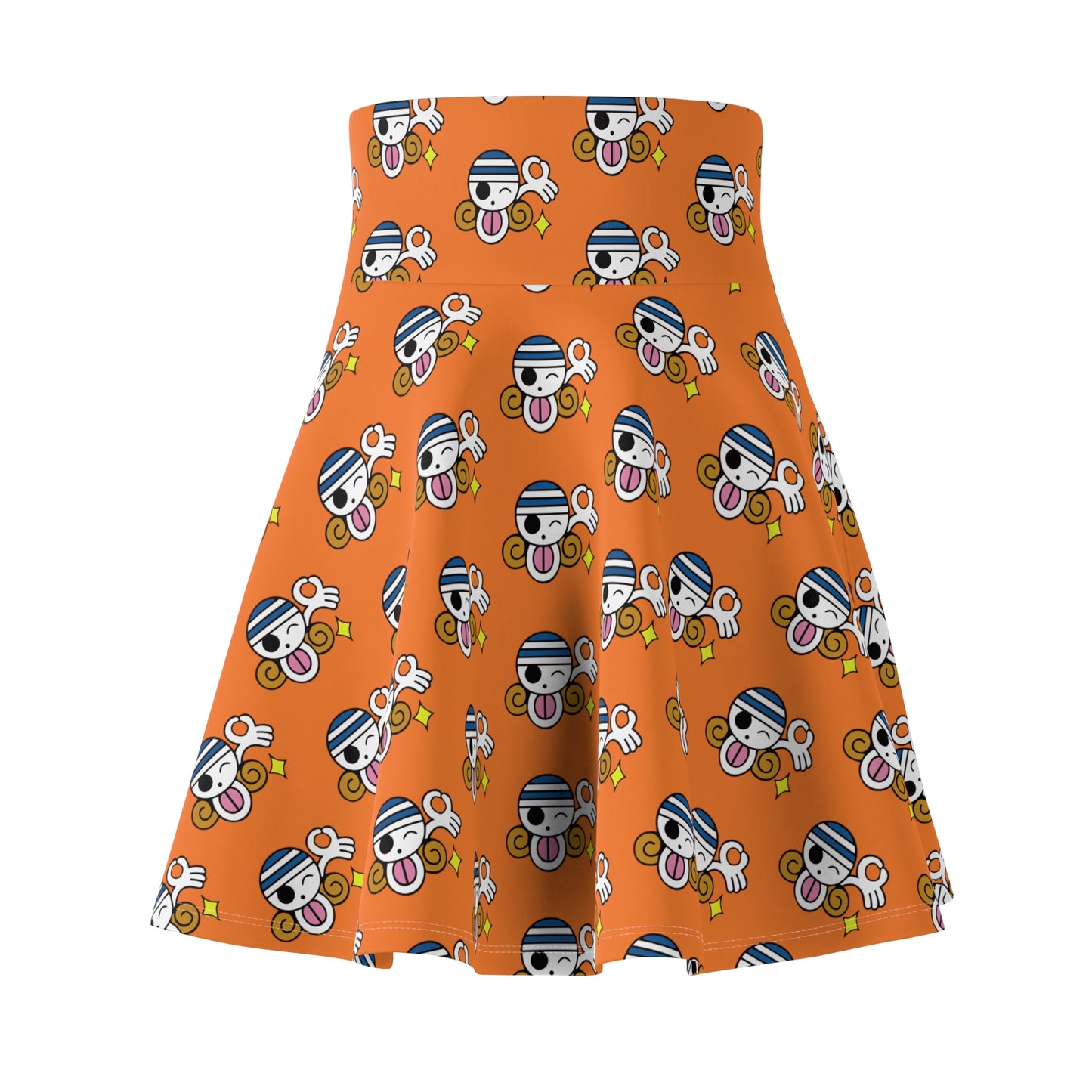 One Piece - Nami's Jolly Roger Women's Skater Blue Skirt