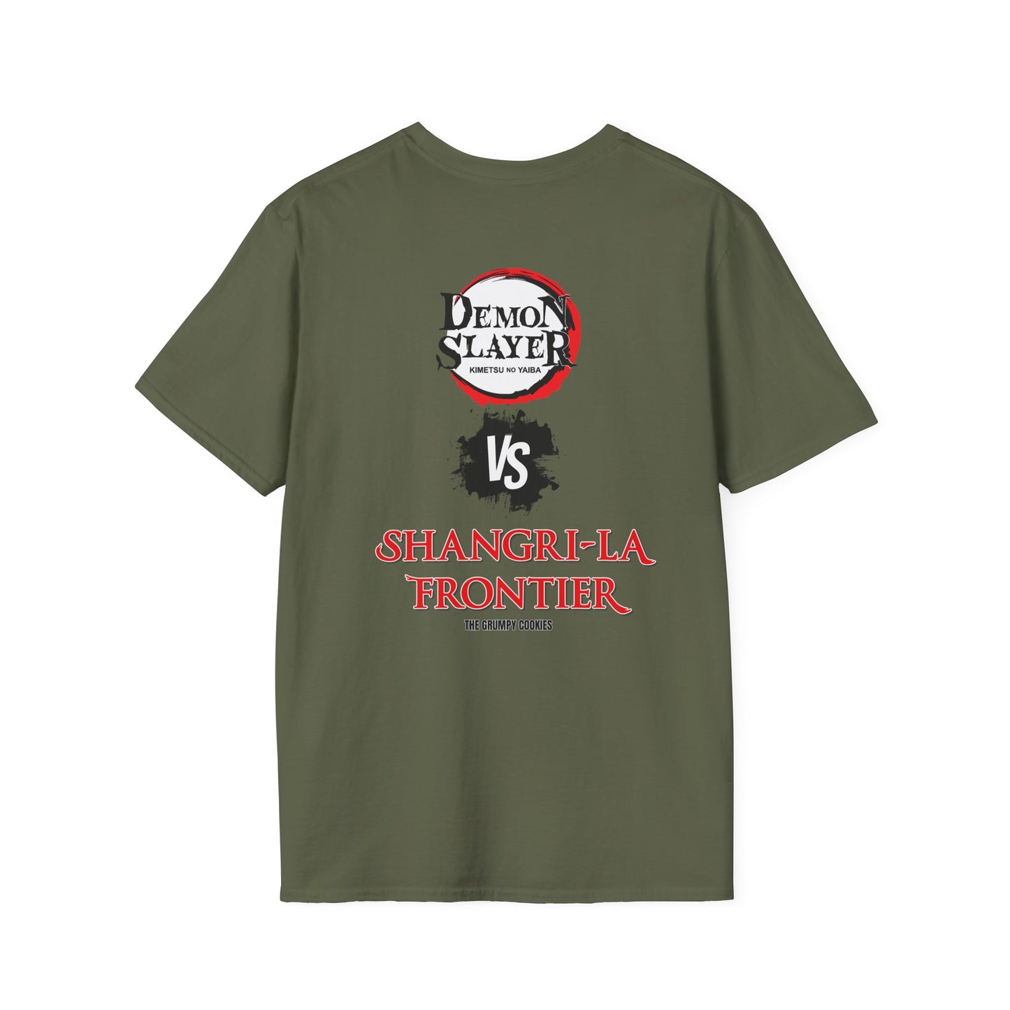 Shangri-la Frontier vs Demon Slayer- Boar Head vs Bird Brain Graphic Tee