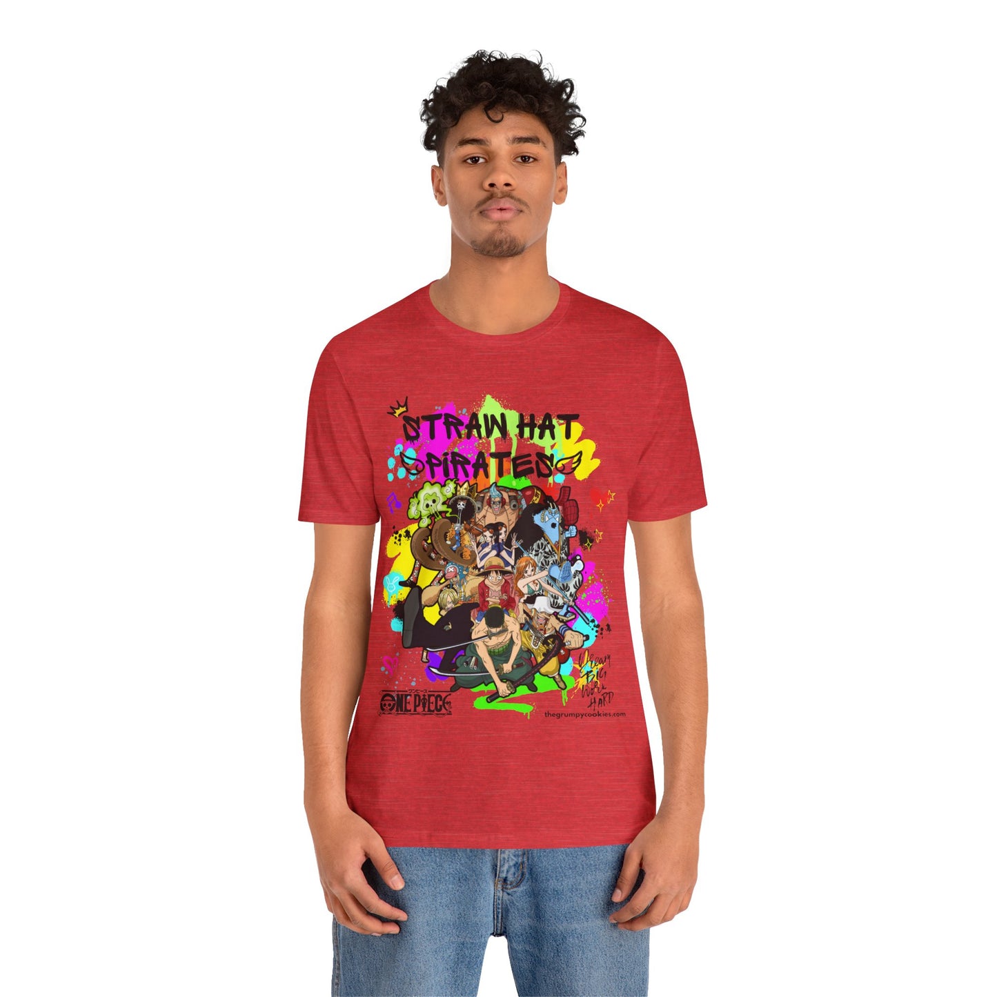 One Piece - Graffiti Straw Hats Unisex Jersey Short Sleeve Tee