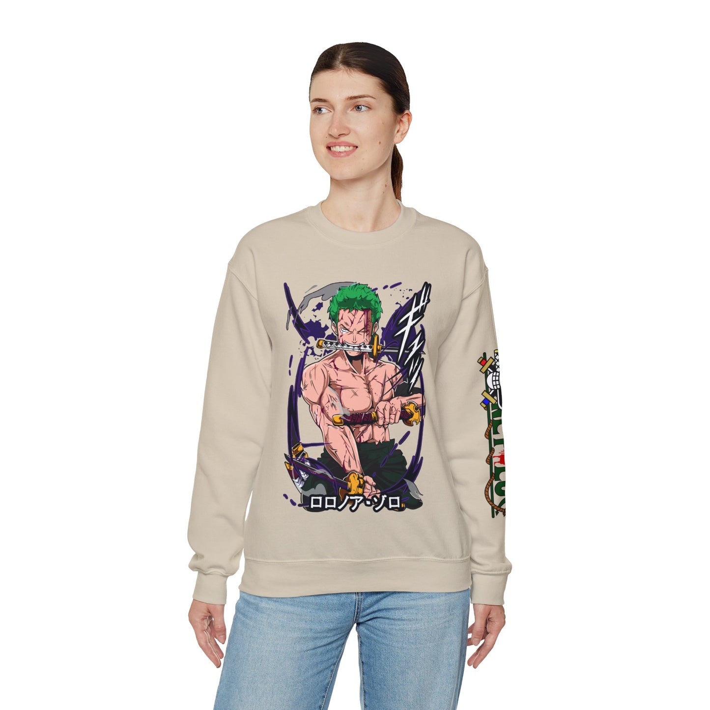 One Piece - Zoro Unisex Heavy Blend™ Crewneck Sweatshirt
