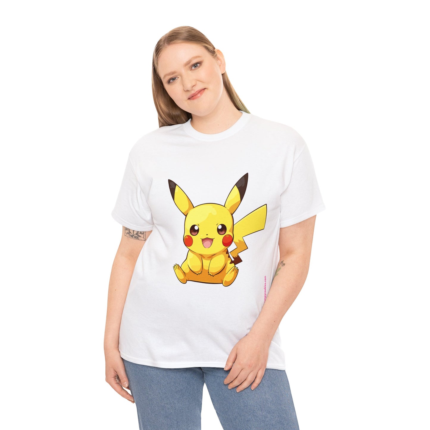 Pokemon - Pika P Unisex Heavy Cotton Tee