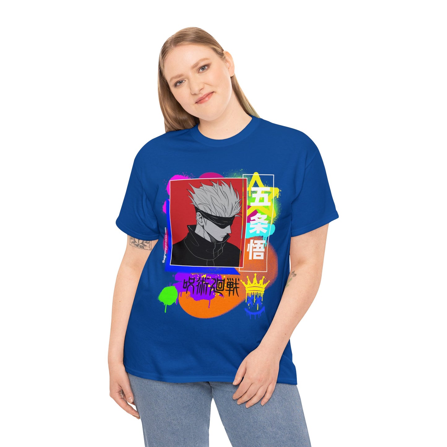 Jujutsu Kaisen - Emo Gojo Unisex Heavy Cotton Tee