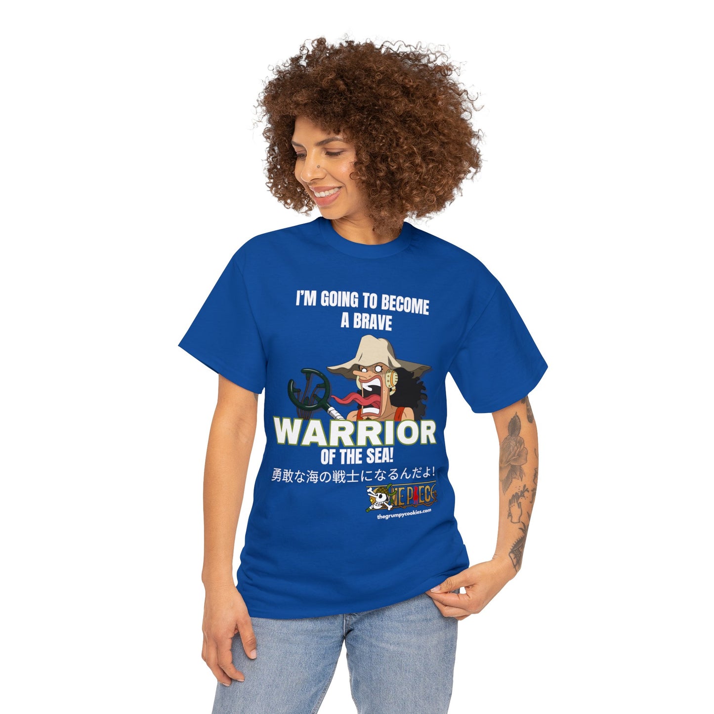 One Piece - Brave-ish Warrior of the Sea Unisex Heavy Cotton Tee