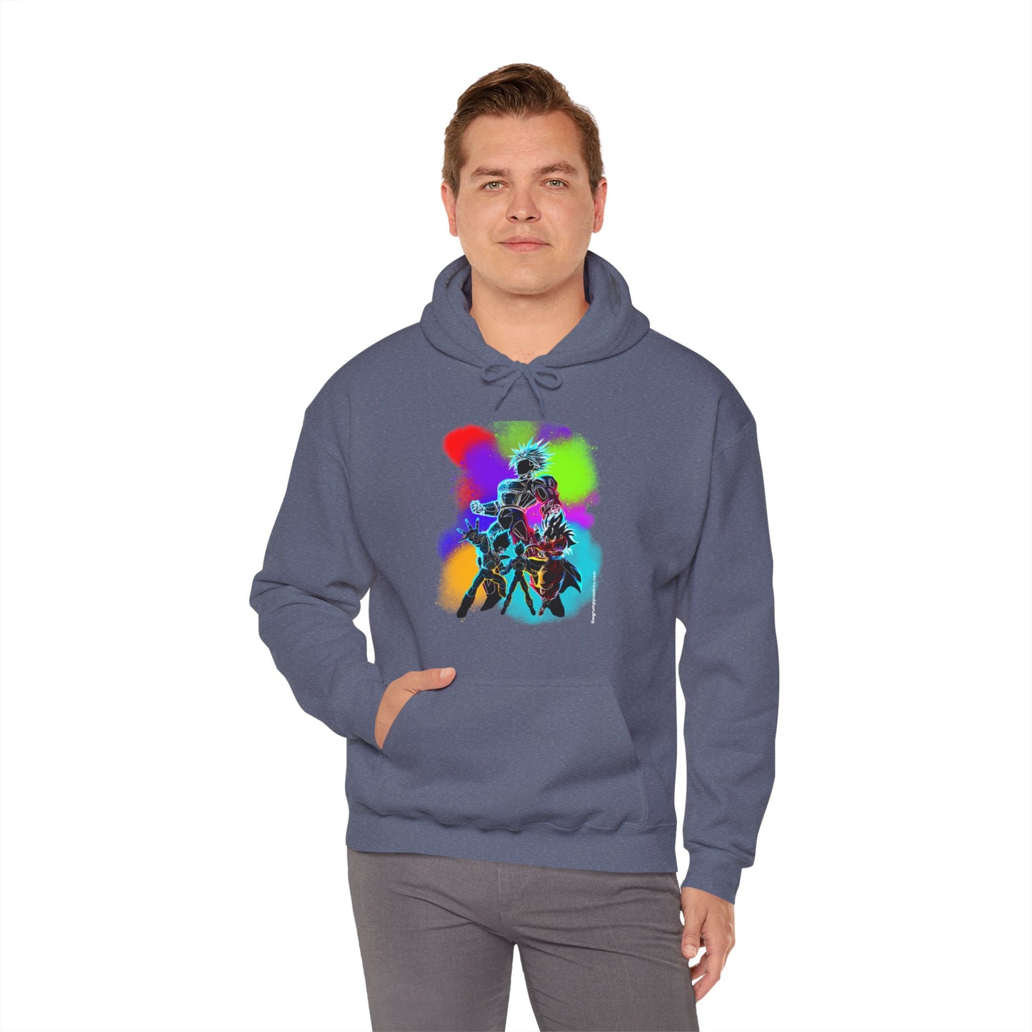 Dragon Ball - Technicolor Unisex Heavy Blend™ Hooded Sweatshirt