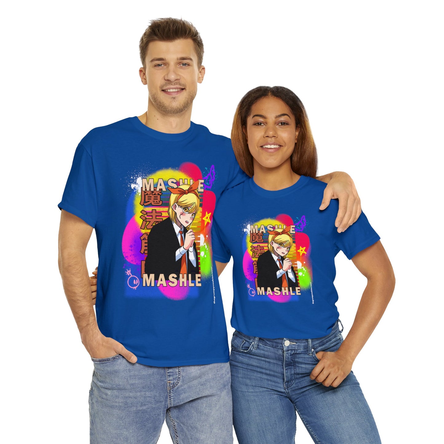 Mashle - Lemon Irvine Graffiti Unisex Heavy Cotton Tee