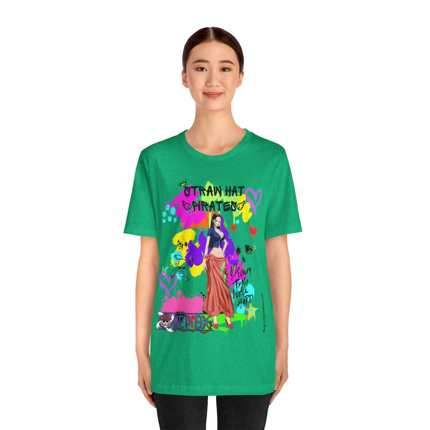 One Piece - Graffiti Robin Unisex Jersey Short Sleeve Tee