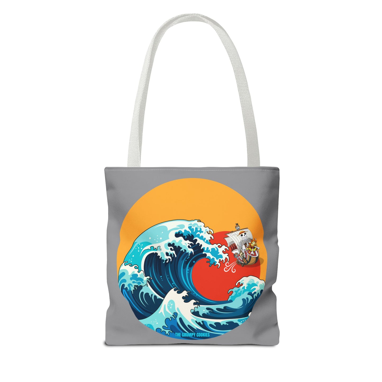 One Piece - Riding the Wave Grey Tote Bag