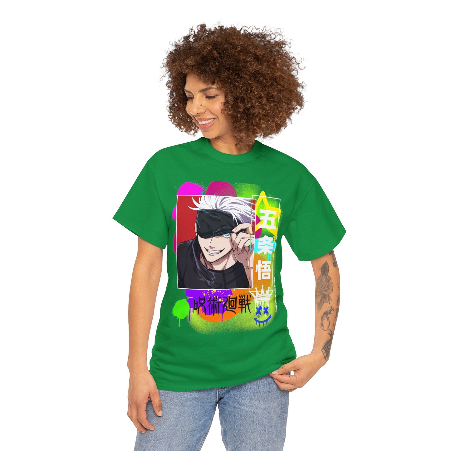 Jujutsu Kaisen - Peekaboo Gojo Unisex Heavy Cotton Tee