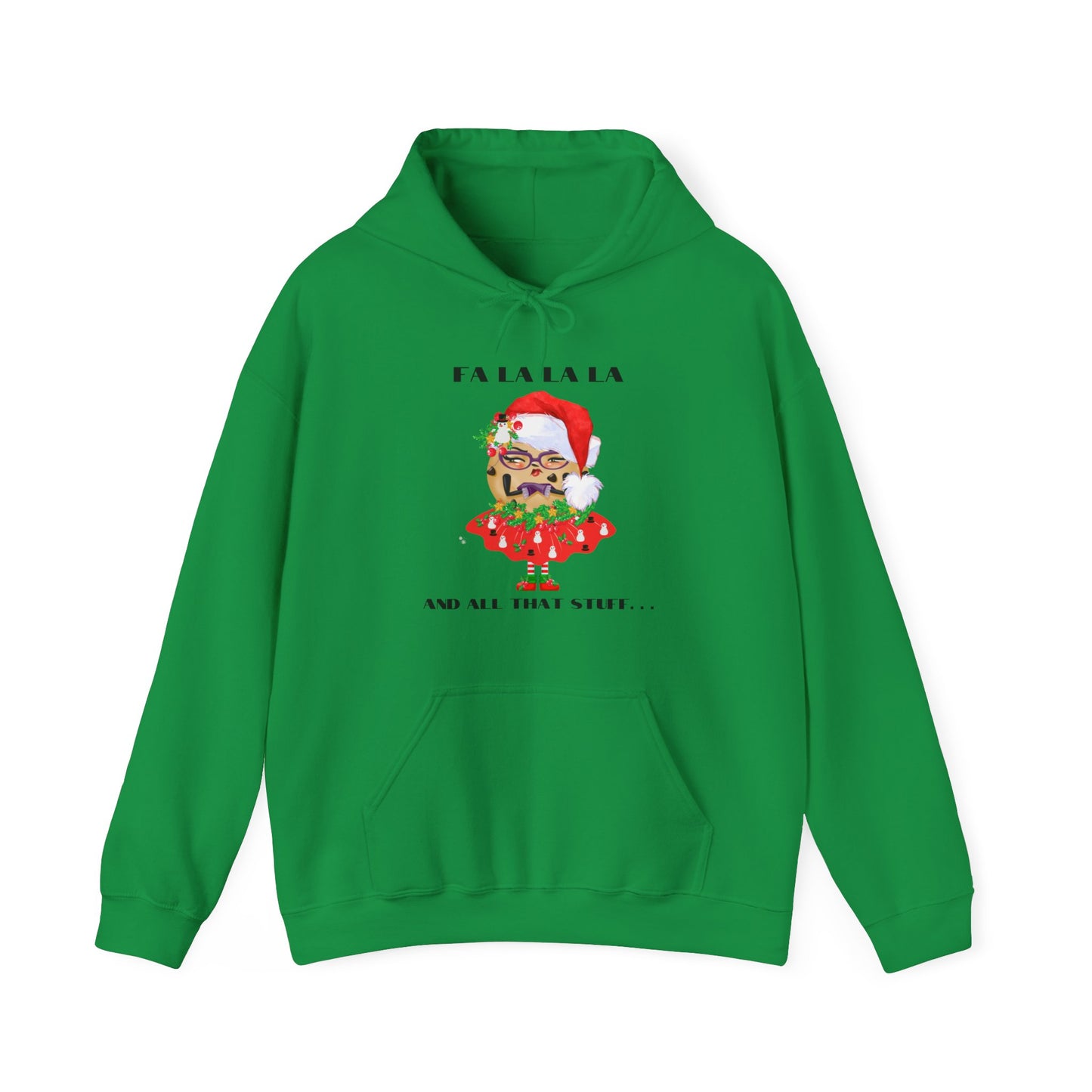 The Grumpy Cookies - Katrina Fa La La La Unisex Heavy Blend™ Hooded Sweatshirt