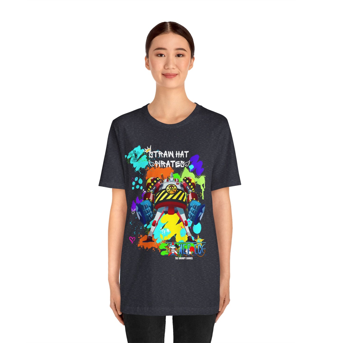 One Piece - Graffiti General Franky Unisex Jersey Short Sleeve Tee
