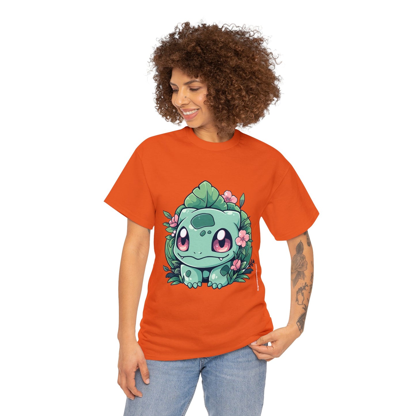 Pokemon - Flowering Bulba Unisex Heavy Cotton Tee