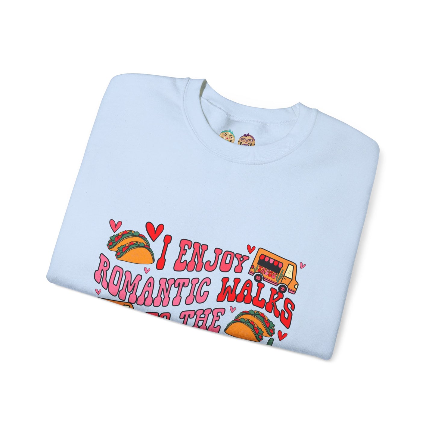 The Grumpy Cookies - Romance = Tacos Unisex Heavy Blend™ Crewneck Sweatshirt