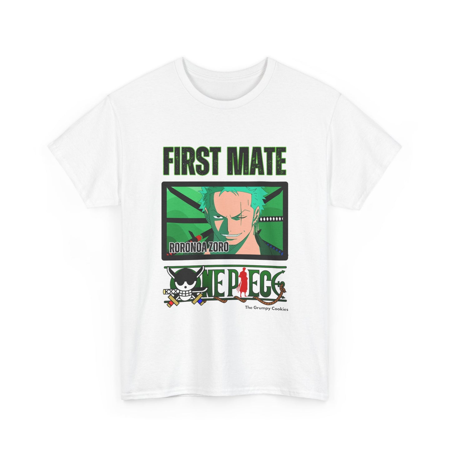 One Piece - First Mate Zoro Unisex Heavy Cotton Tee