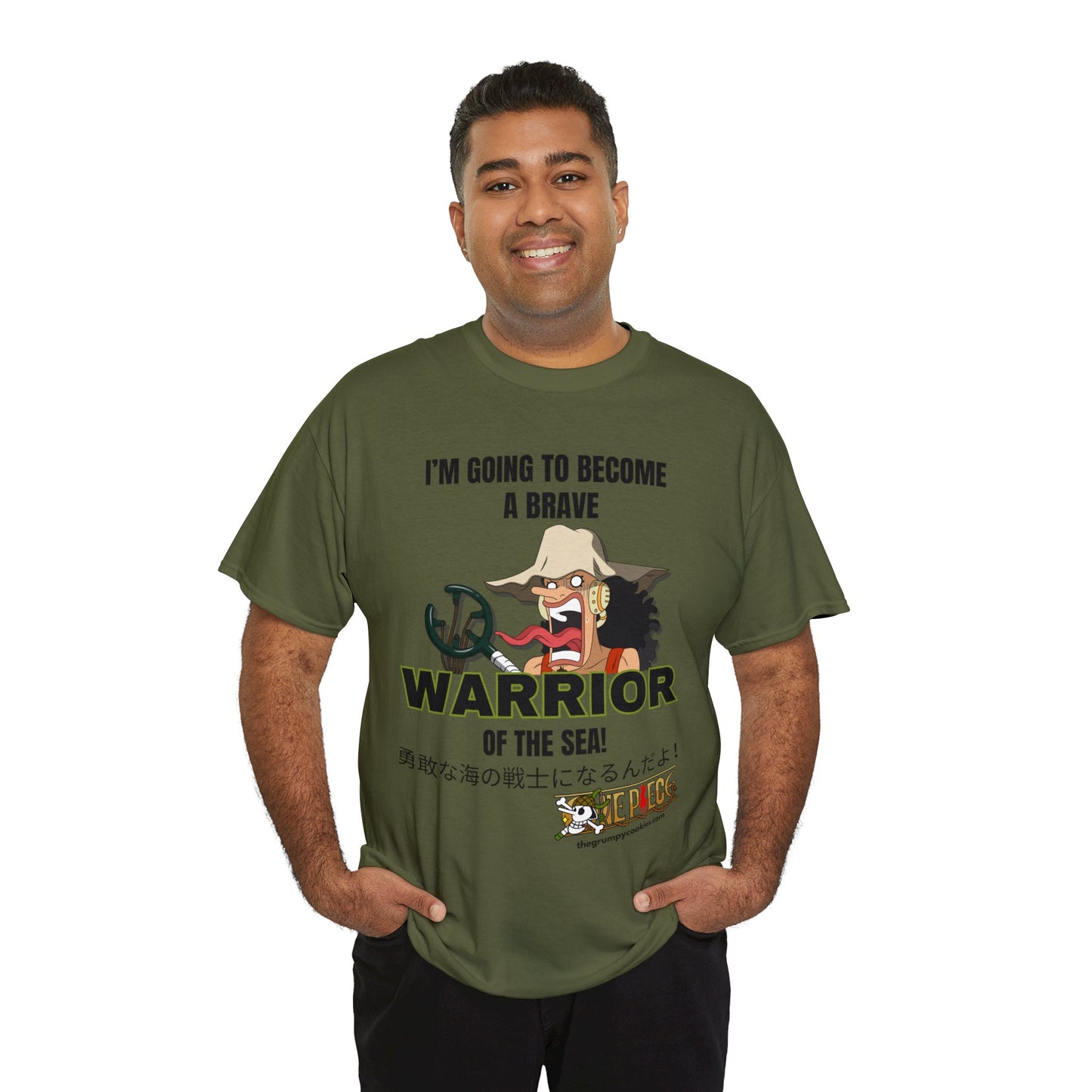 One Piece - Brave-ish Warrior of the Sea Unisex Heavy Cotton Tee