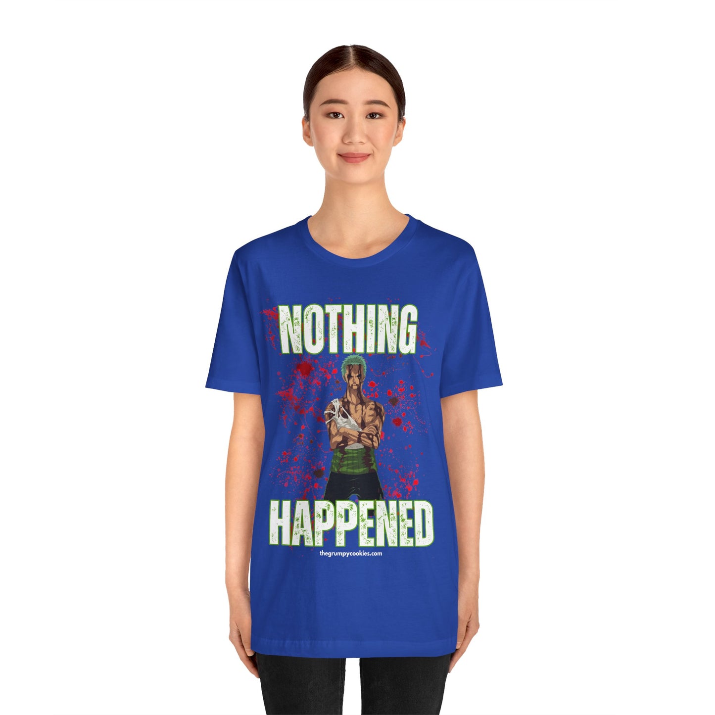 One Piece - Nothing Happened Unisex Jersey Short Sleeve Tee