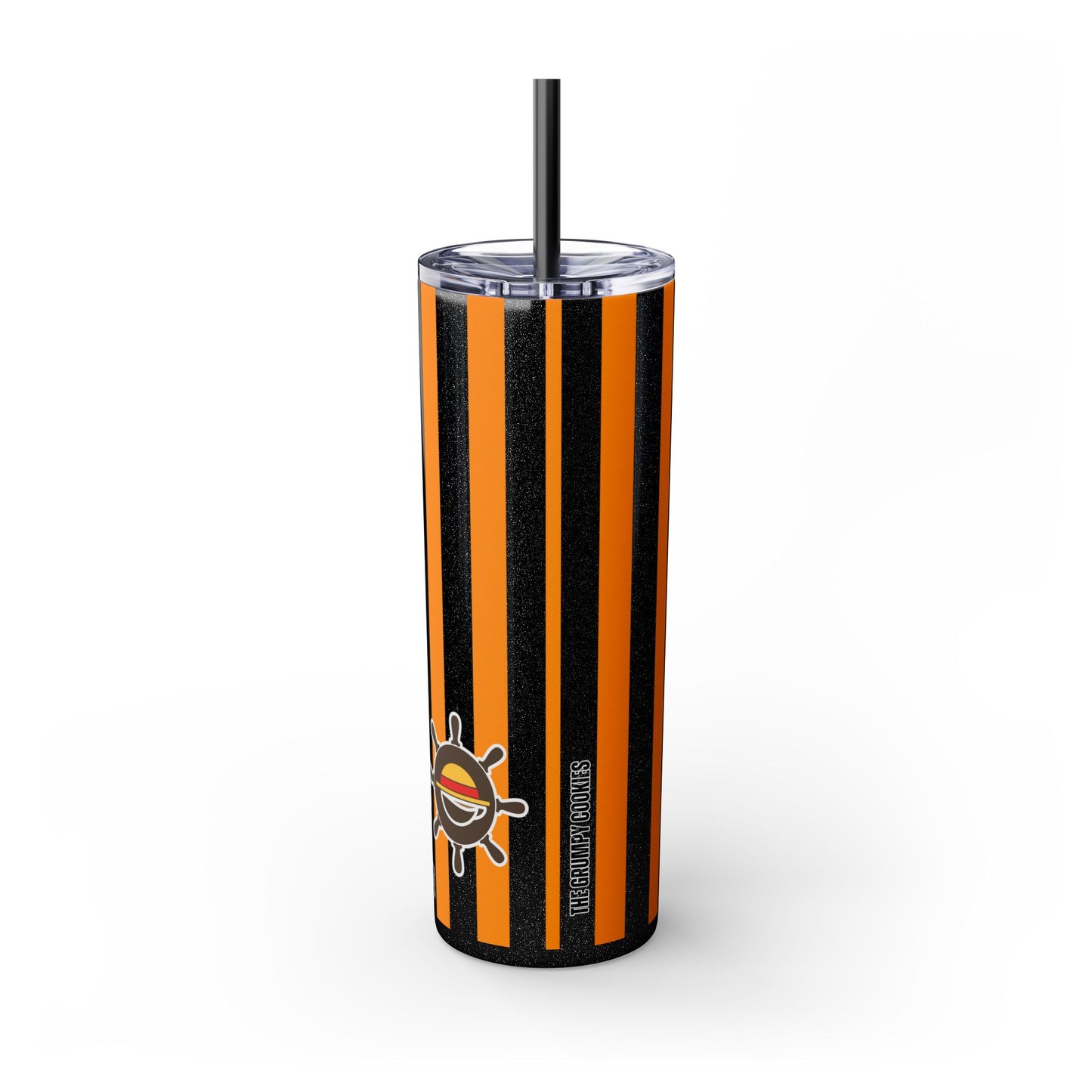 Straw Hat Coffee - No Coffee No Thank You 20oz Skinny Tumbler with Straw