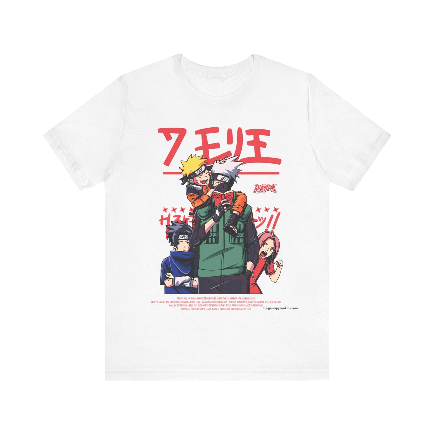 Naruto - Team Kakashi Jersey Short Sleeve Tee