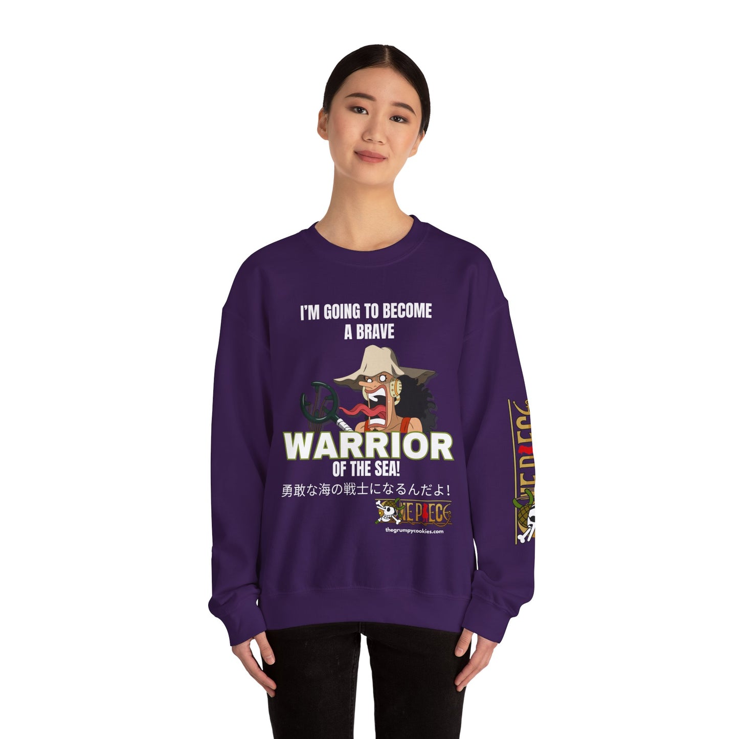 One Piece - Brave-ish Warrior of the Sea Unisex Heavy Blend™ Crewneck Sweatshirt