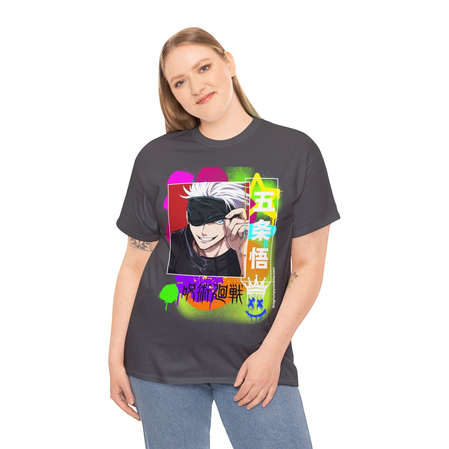 Jujutsu Kaisen - Peekaboo Gojo Unisex Heavy Cotton Tee