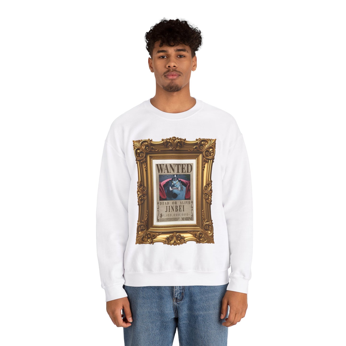 One Piece - Fine Art Jimbei Unisex Heavy Blend™ Crewneck Sweatshirt