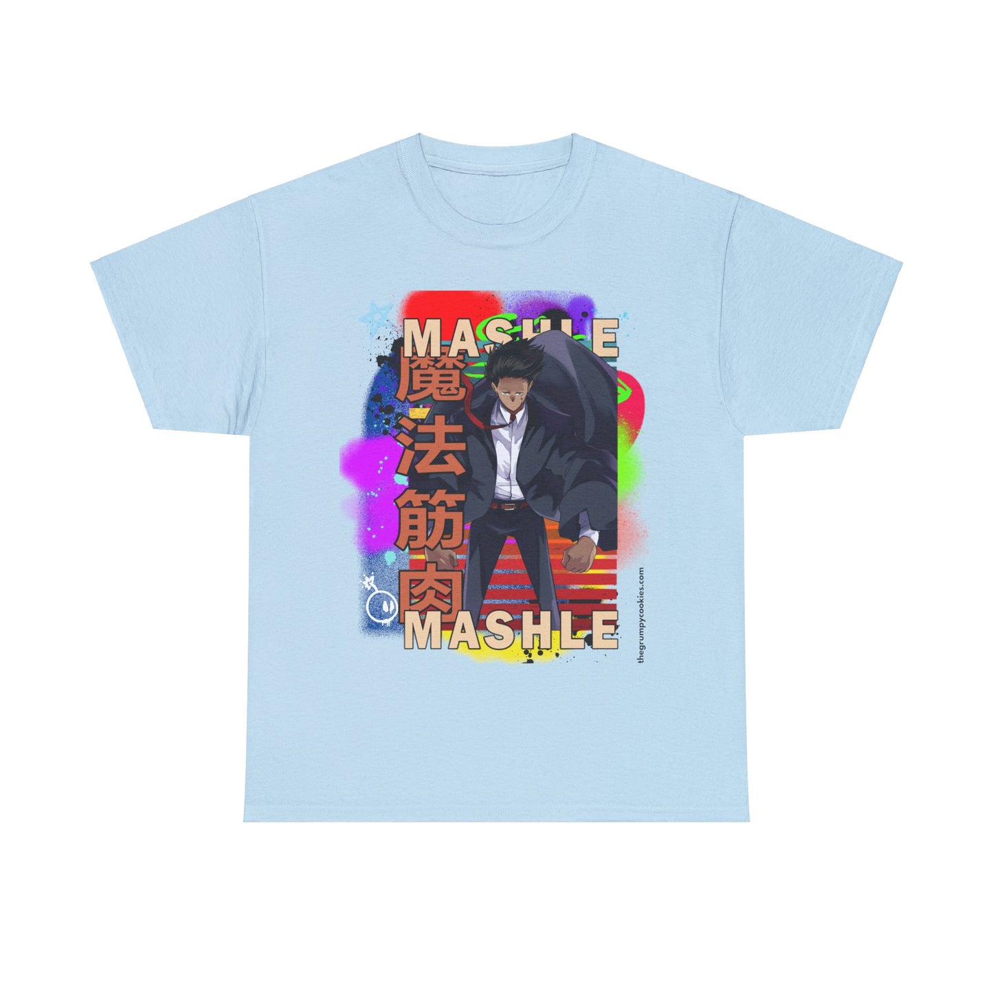 Mashle - Mash Burnedead Graffiti Unisex Heavy Cotton Tee