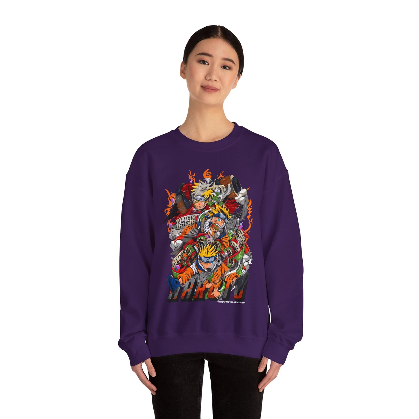 Naruto - The many faces of Naruto Unisex Heavy Blend™ Crewneck Sweatshirt