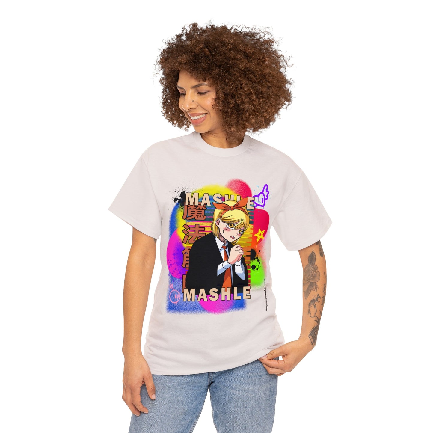 Mashle - Lemon Irvine Graffiti Unisex Heavy Cotton Tee
