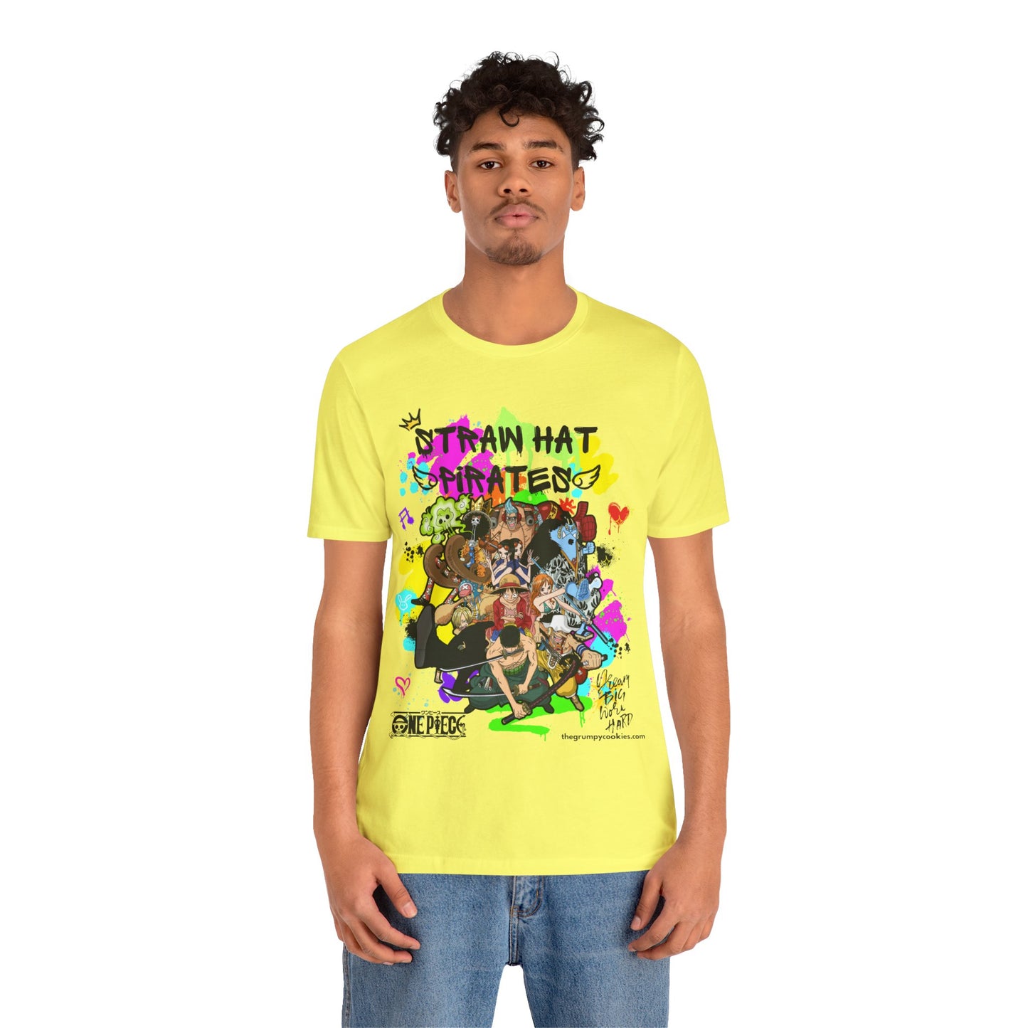 One Piece - Graffiti Straw Hats Unisex Jersey Short Sleeve Tee