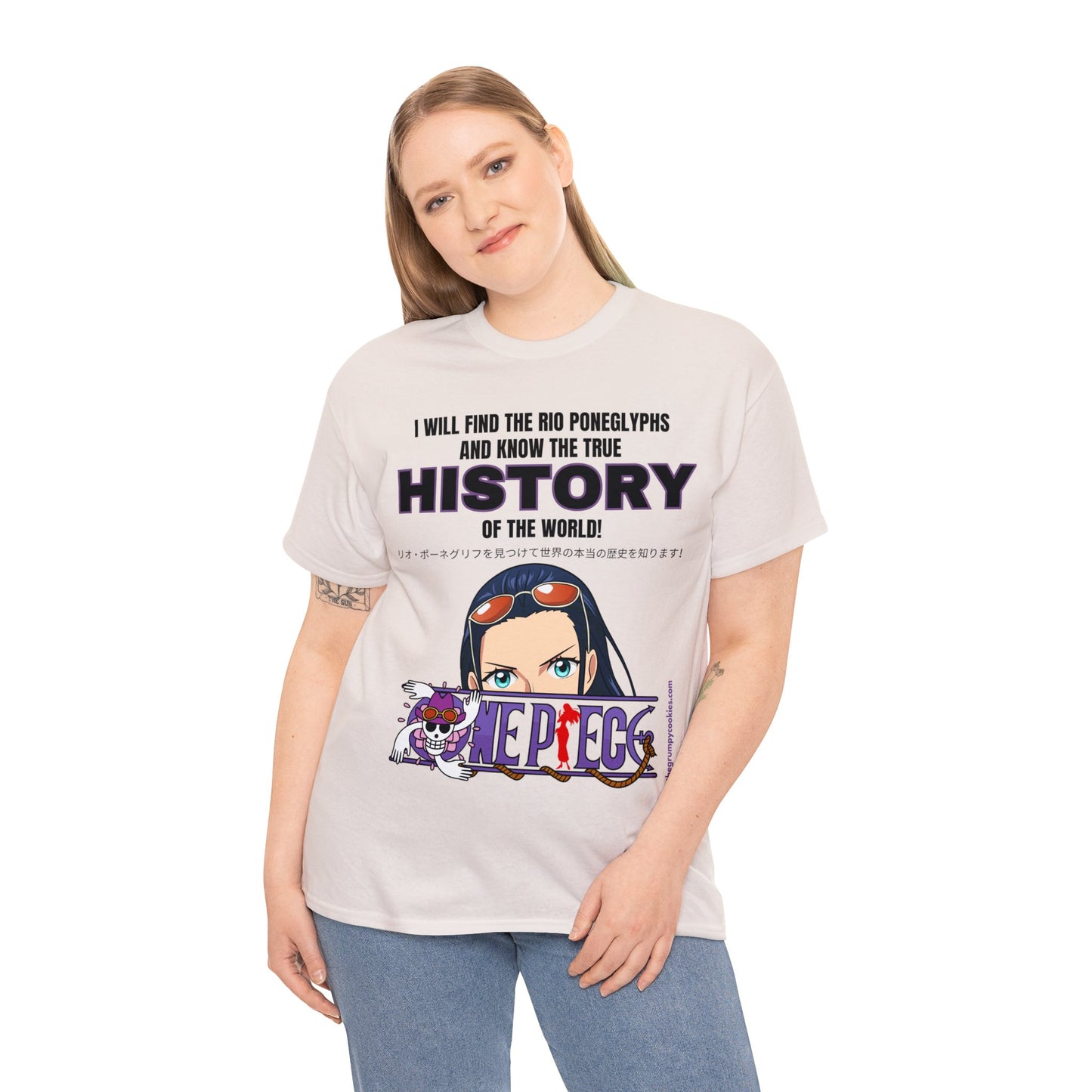 One Piece - World's Greatest Archeologist Unisex Heavy Cotton Tee