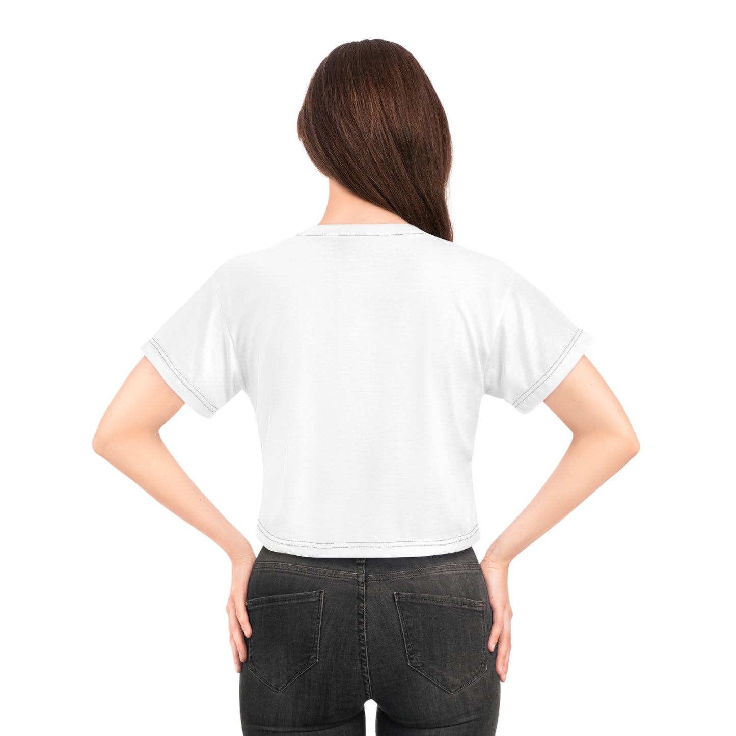 Dungeons & Dragons - Guess I'll Die White Crop Tee