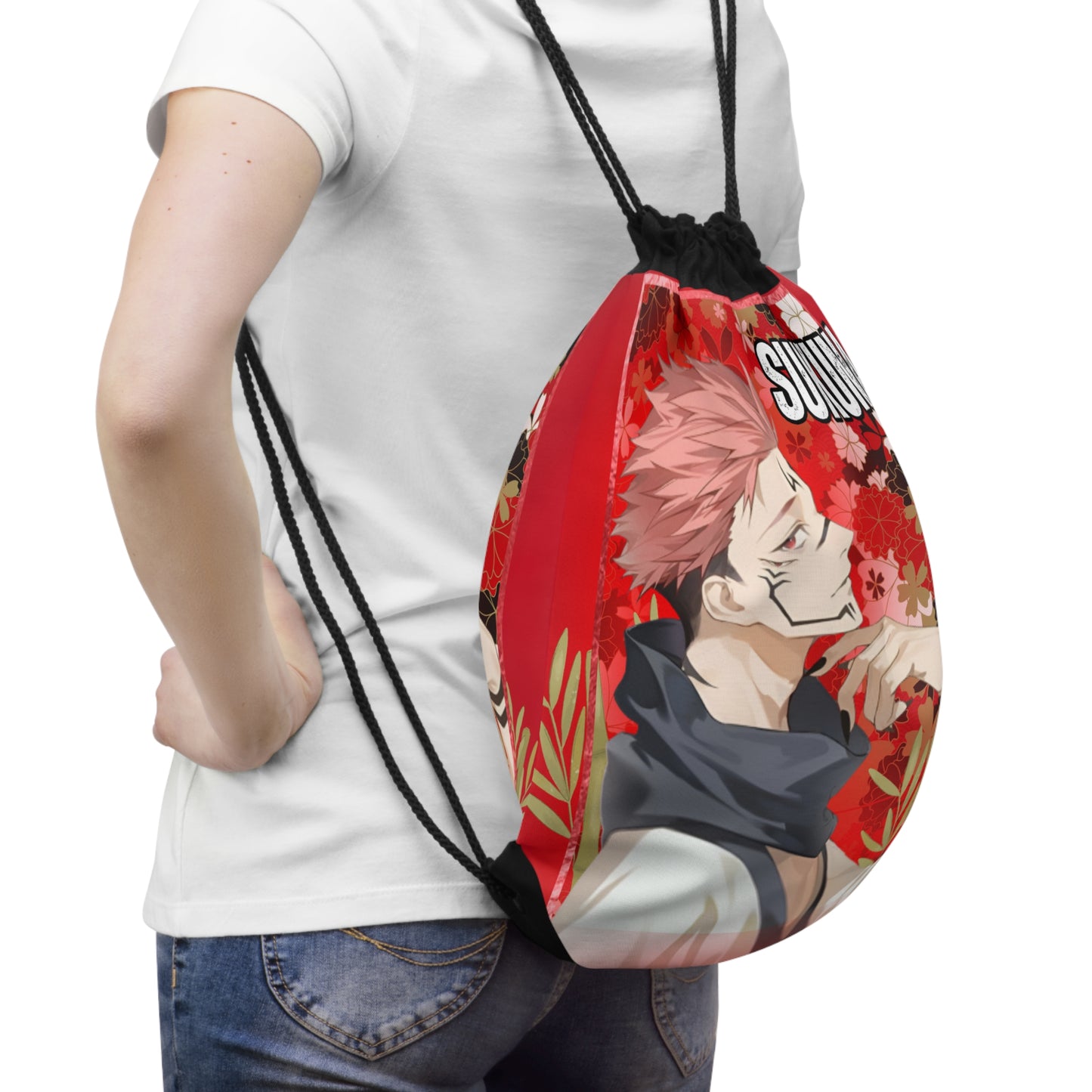 Jujutsu Kaisen - Smell the Flowers Drawstring Bag