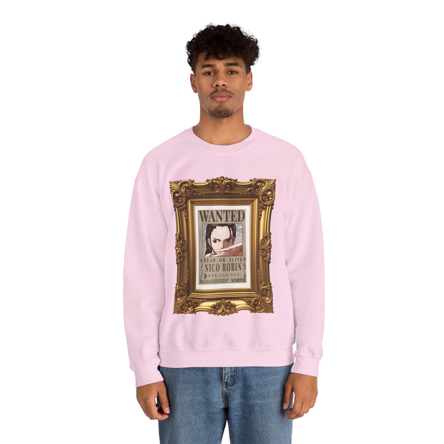 One Piece - Fine Art Robin Unisex Heavy Blend™ Crewneck Sweatshirt