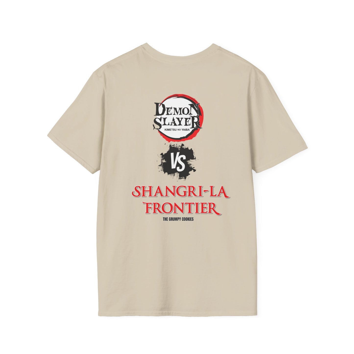 Shangri-la Frontier vs Demon Slayer- Boar Head vs Bird Brain Graphic Tee