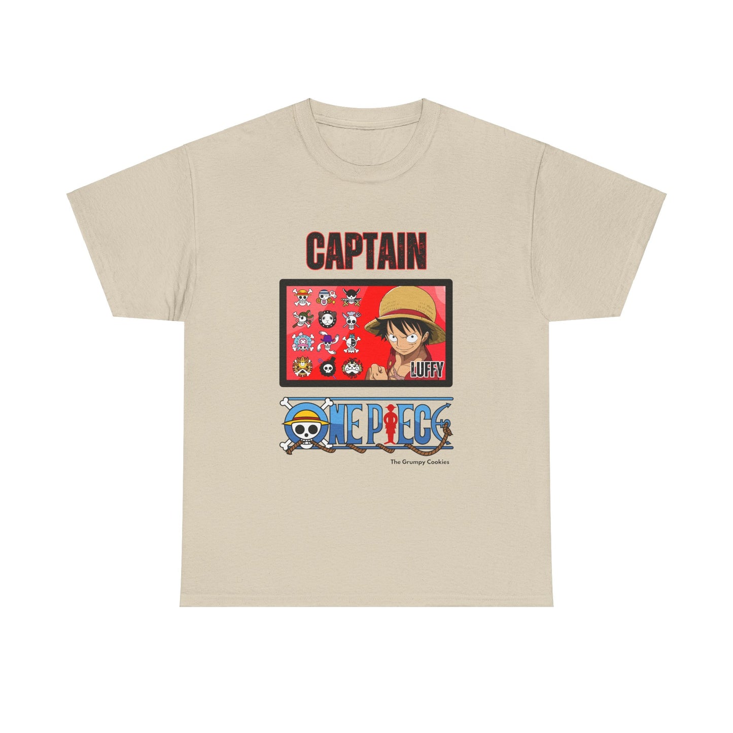 One Piece - Captain Luffy Unisex Heavy Cotton Tee