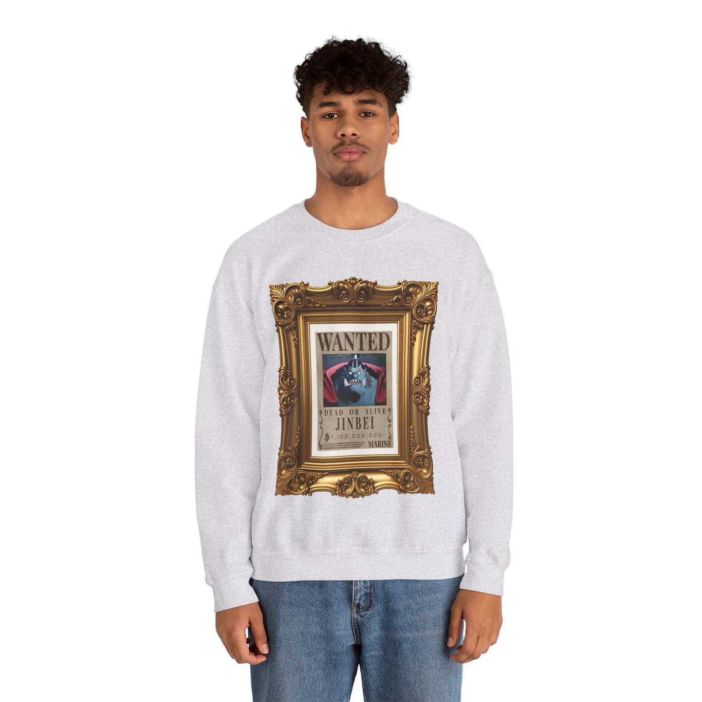 One Piece - Fine Art Jimbei Unisex Heavy Blend™ Crewneck Sweatshirt