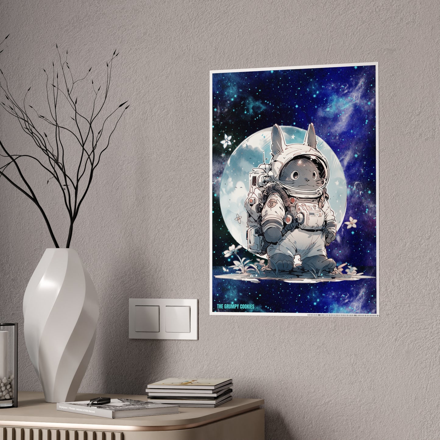 Studio Ghibli - My Neighbor Totoro - Totoro in Space Art Print