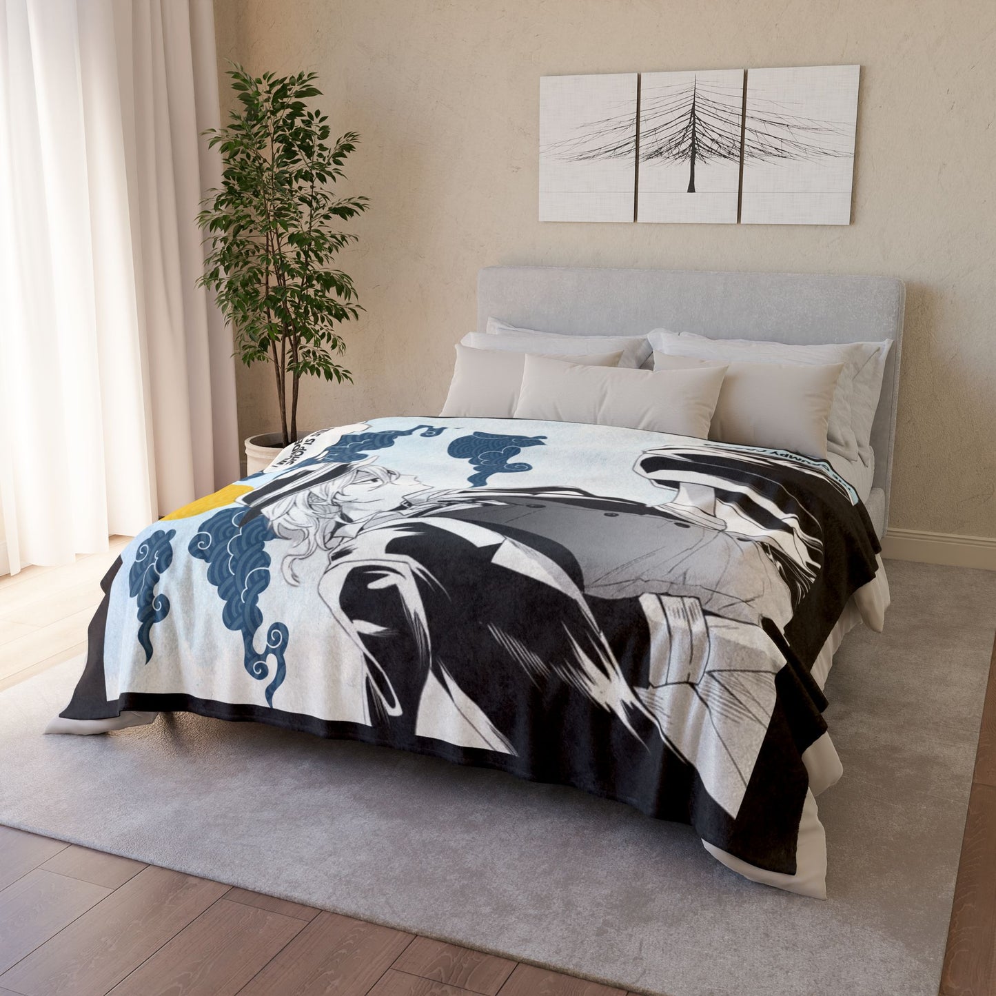 Bungo Stray Dogs - Chuya Loves Hats Polyester Blanket