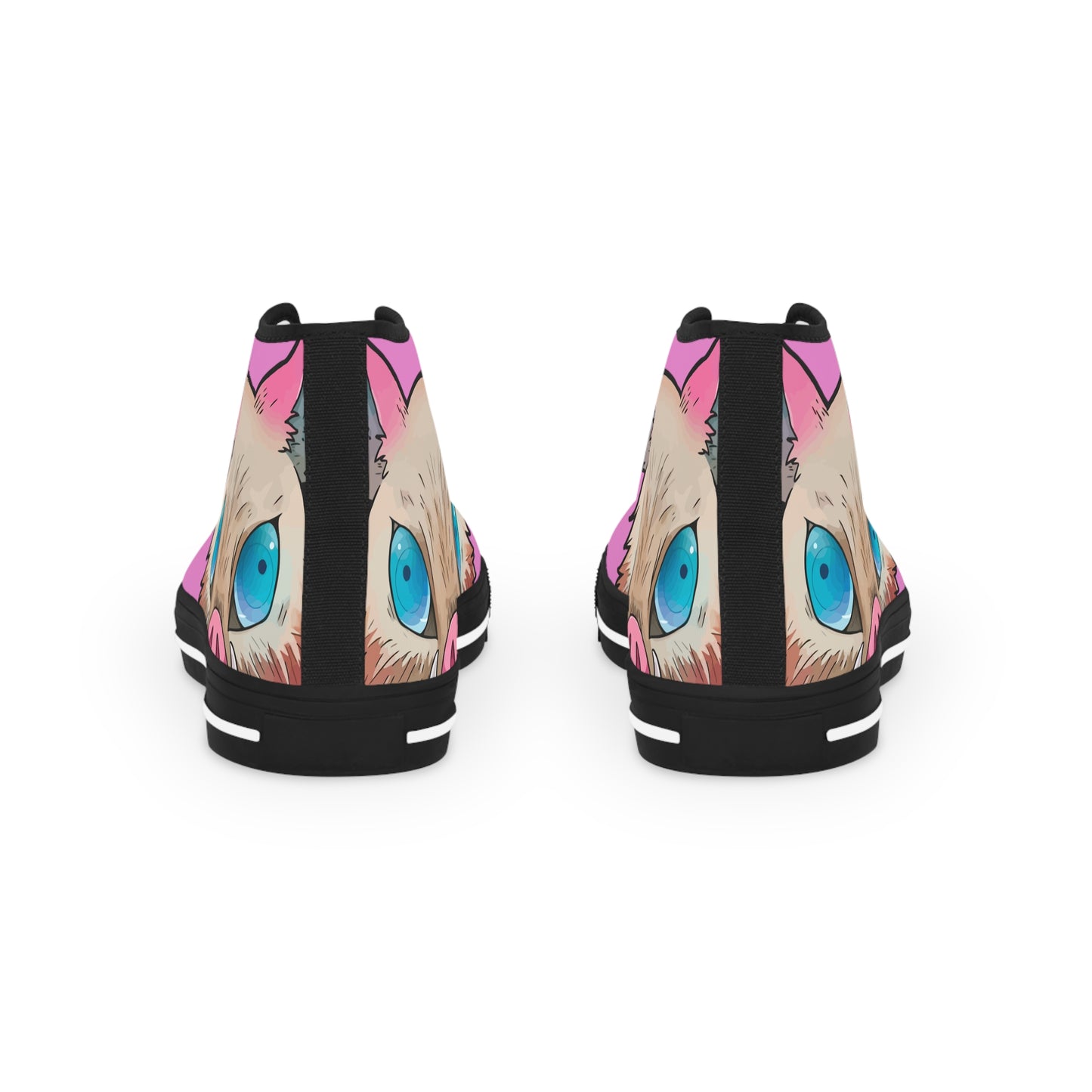 Demon Slayer - Savage Beauty Inosuke Men's High Top Pink Sneakers